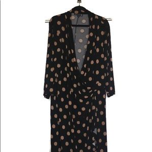 Polka Dot Wrap Dress